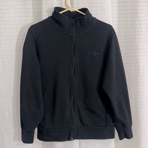 Celebrity X Cruises XL Black Full Zip Mock Neck Fleece Sweatshirt Jacket - Picture 1 of 11